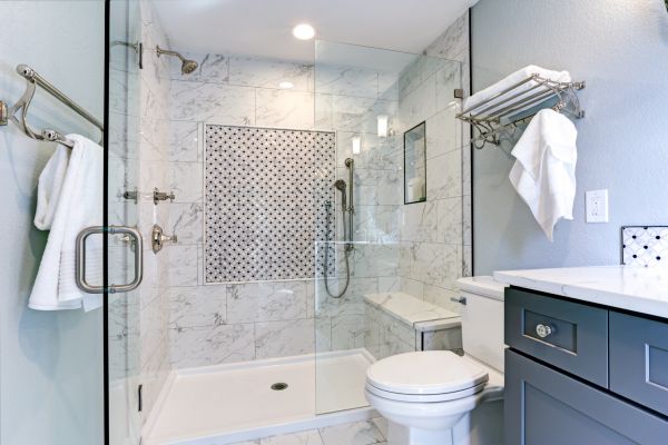 Shower Base Installation in Monument