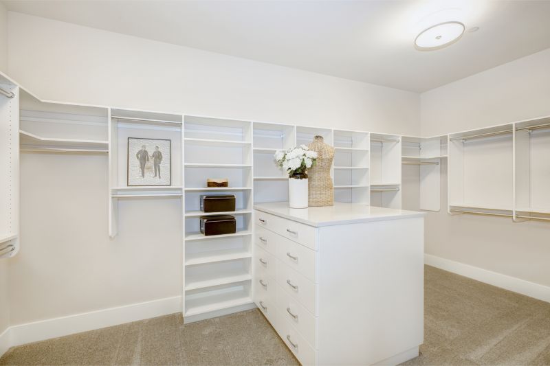 Walk-In Closet Adjacent to Bathroom